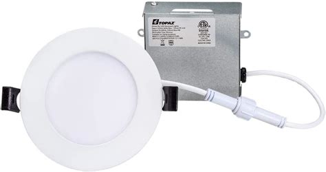 Topaz LED 4 Inch Slim Fit Round Recessed Downlights, 9W, 